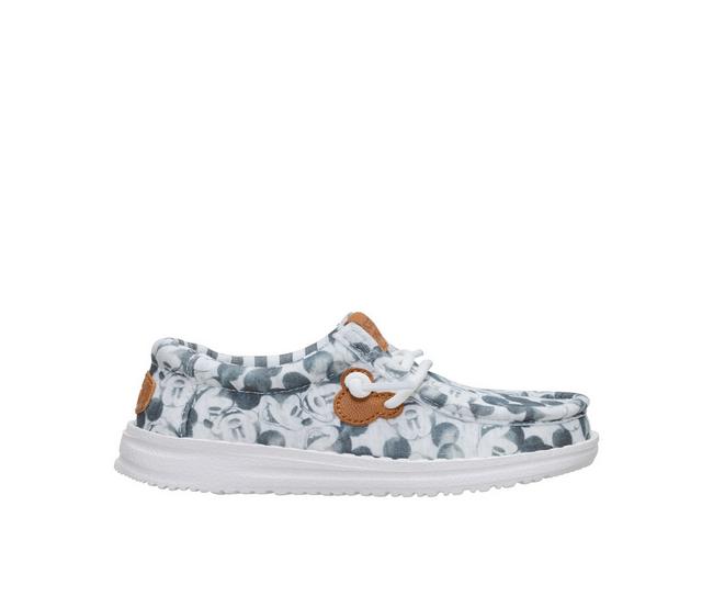 Kids' HEYDUDE Little Kid & Big Kid Wally Mickey Mouse in Grey/Multi color