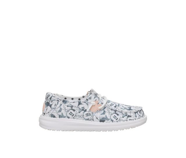 Kids' HEYDUDE Little Kid & Big Kid Wendy Minnie Mouse in Grey/Multi color