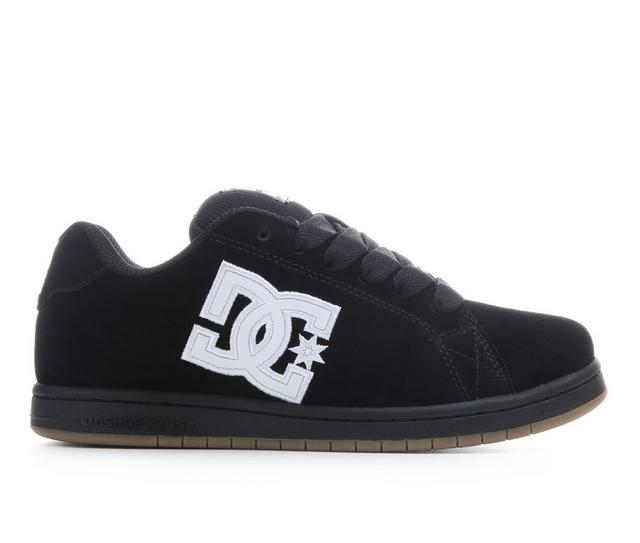 Boys' DC Little Kid & Big Kid Gaveler SE Skate Shoes in Blk/Blk/Wht/Gum color