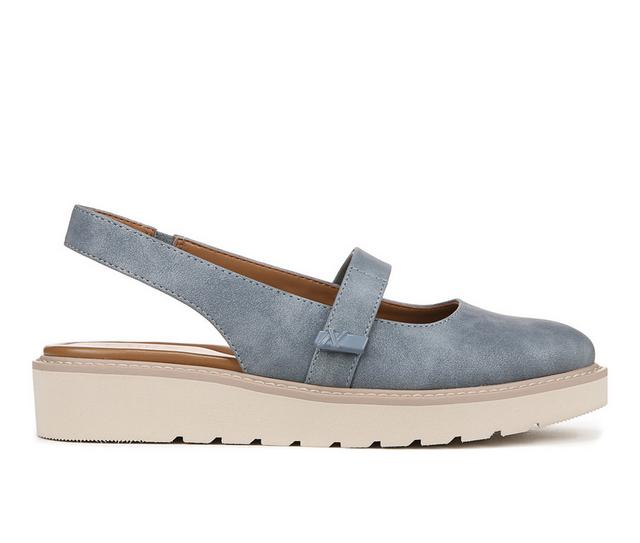 Women's Naturlizer Edison Mary Jane Shoes in Mid Blue color