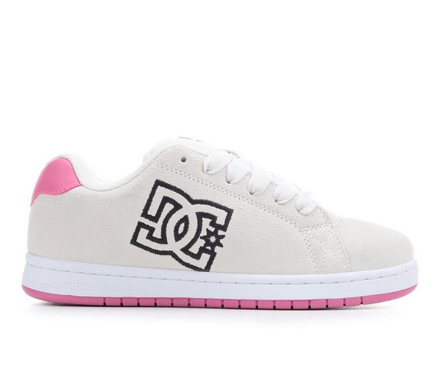 Women's DC Gaveler SE Skate Shoes in White/Blk/Pink color