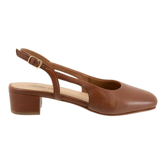 Women's Trotters Dottie Pumps in Luggage color