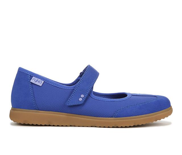 Women's Ryka Effortless mary jane Flats in Dazzling blue color