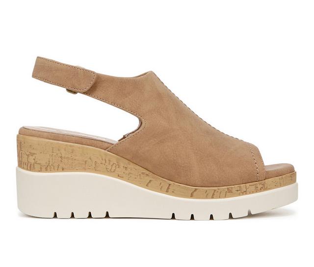 Women's Soul Naturalizer Giselle Wedges in Birchwood brown color