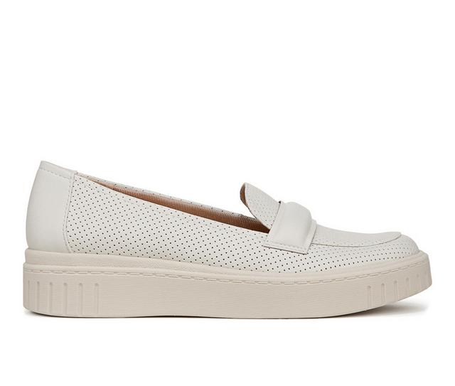 Women's LifeStride GenevaChop Loafers in Cloud white color