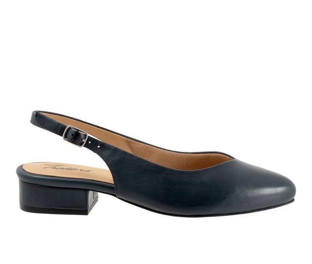 Women's Trotters Jessa Shoes in Navy color