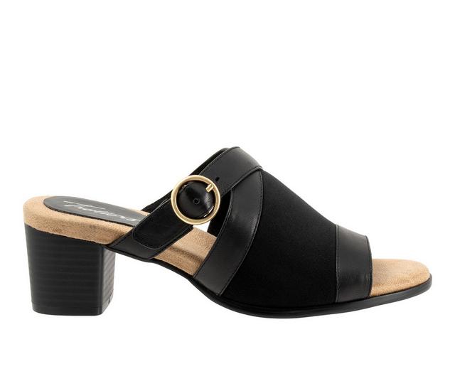 Women's Trotters Mitzie Dress Sandals in Black color