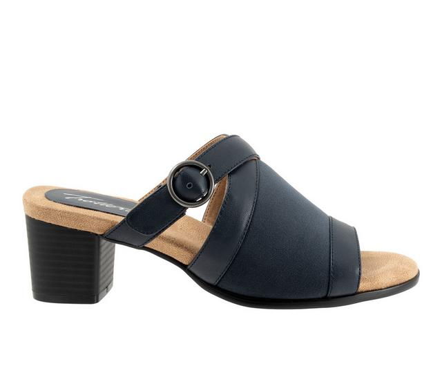 Women's Trotters Mitzie Dress Sandals in Navy color