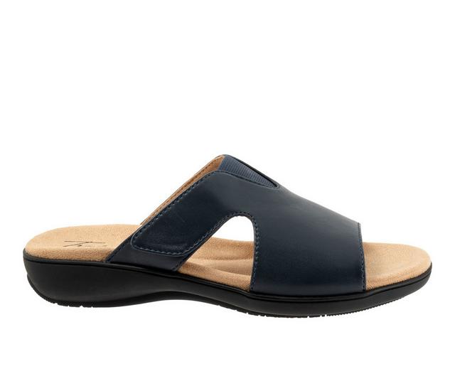 Women's Trotters Roxine Sandals in Navy color