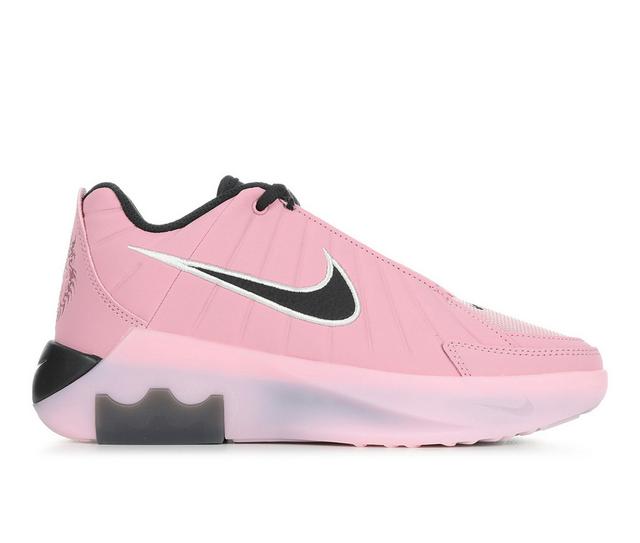 Boys' Nike Lebron Witness IX Gradeschool Basketball Shoes in Elemntl Pnk/Blk color