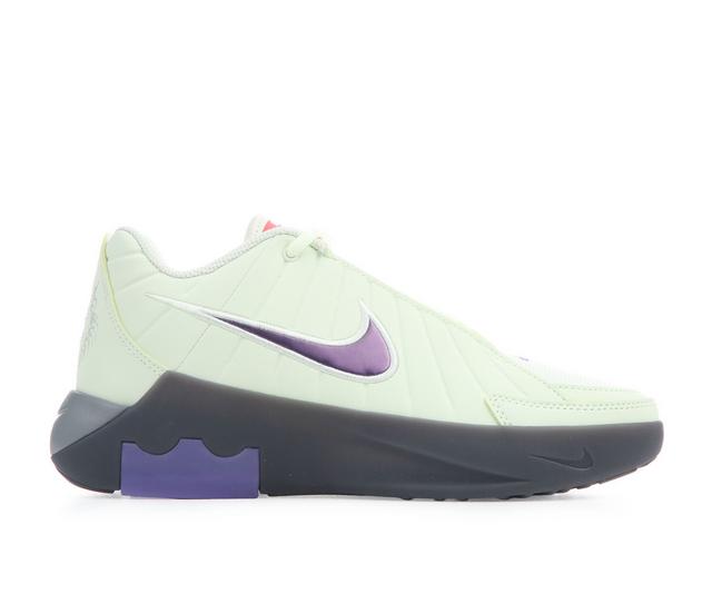 Boys' Nike Lebron Witness IX Gradeschool Basketball Shoes in Volt/Multi/Gry color