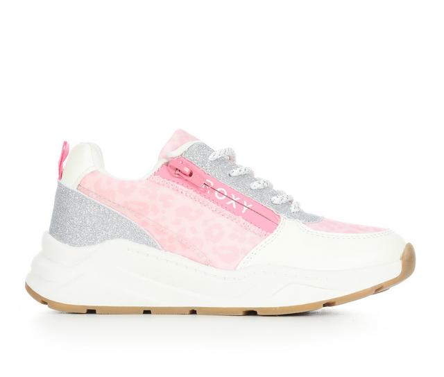 Girls' Roxy Little Kid & Big Kid Roxy RG Cliff Casual Sneakers in Pink Cheetah color