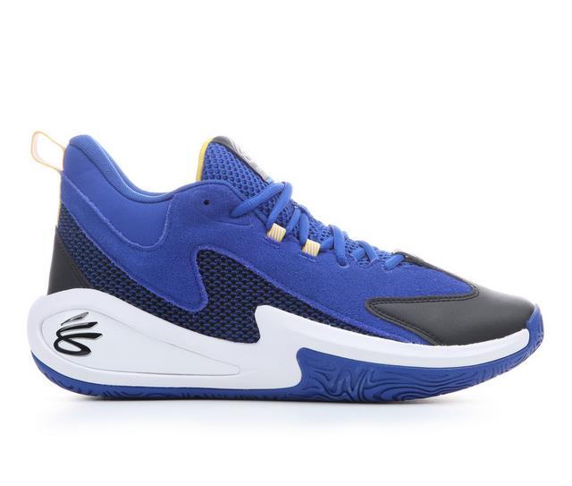 Men's Under Armour Curry 3Z 25 Basketball Shoes in Royal/White color