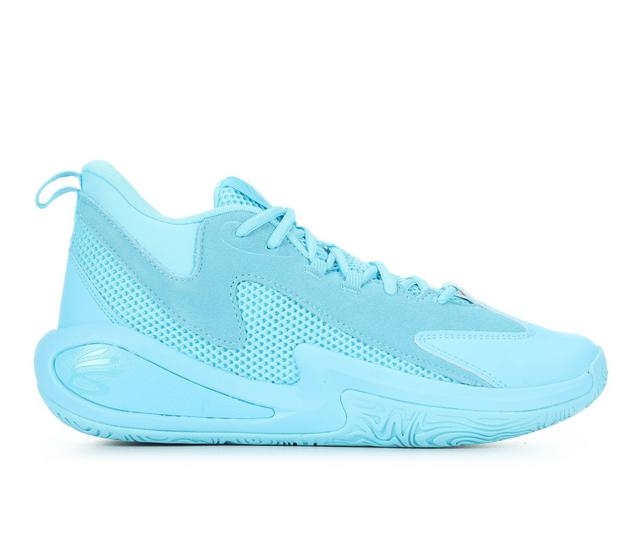 Men's Under Armour Curry 3Z 25 Basketball Shoes in Fresco Blue color