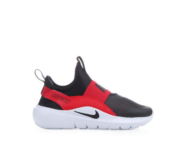 Kids' Nike Little Kid Flex Runner 4 Running Shoes in UnivRed/Blk/Wht color
