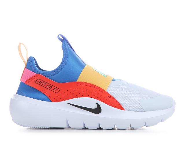 Kids' Nike Little Kid Flex Runner 4 Running Shoes in Blue/Black/Red color