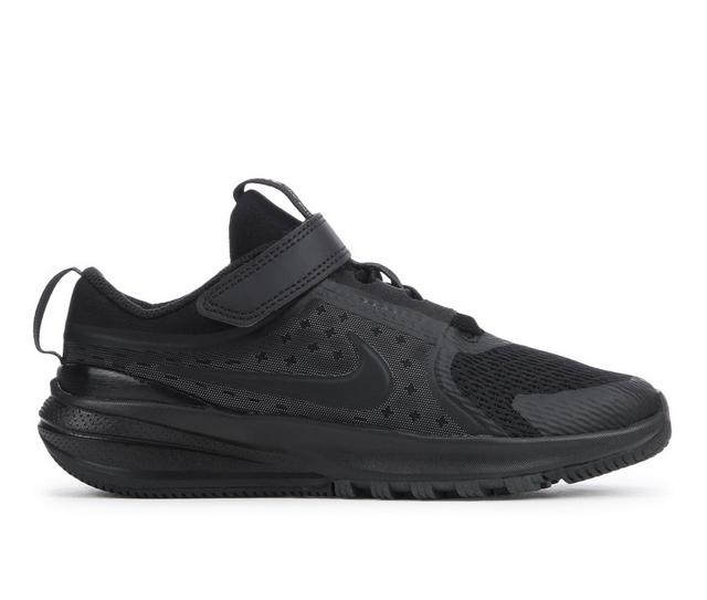 Kids' Nike Star Runner 5 Preschool Running Shoes in Black/Black color