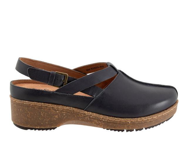 Women's Softwalk Arica Clogs in Navy color