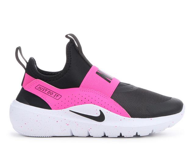 Girls' Nike Flex Runner 4 Girls Preschool 10.5-3 Running Shoes in Lsr Fuschia/Blk color