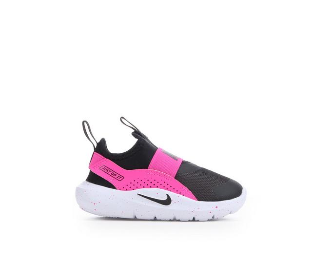 Girls' Nike Infant & Toddler Flex Runner 4 Running Shoes in Lsr Fuschia/Blk color