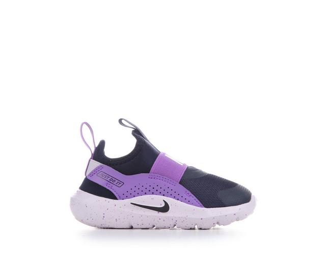 Girls' Nike Infant & Toddler Flex Runner 4 Running Shoes in Blk/Blu/Violet color