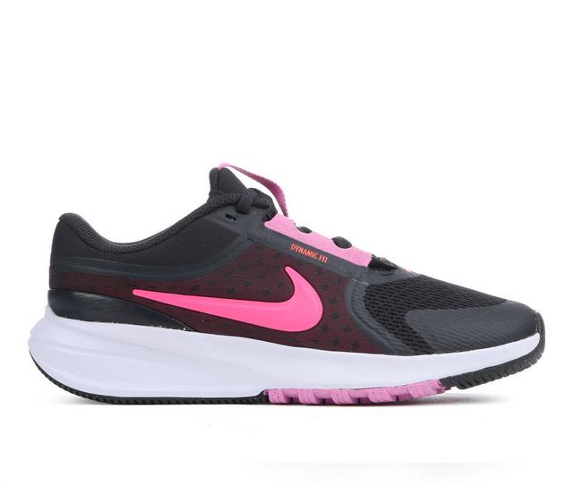 Nike Star Runner 5 Gradeschool Girls Running Shoes in Blk/Hyper Pink color