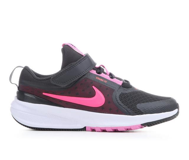 Girls' Nike Little Kid Star Runner 5 Running Shoes in Blk/Hyper Pink color