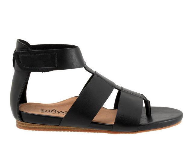 Women's Softwalk Cabo Sandals in Black color