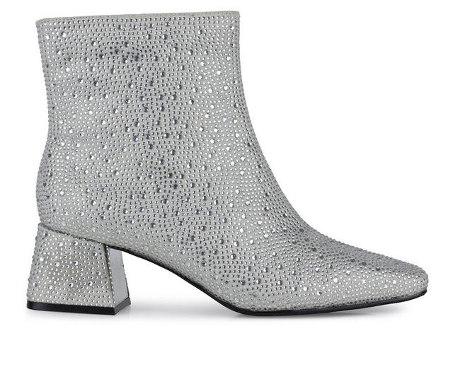 Women's Lady Couture Bravo Booties in Silver color