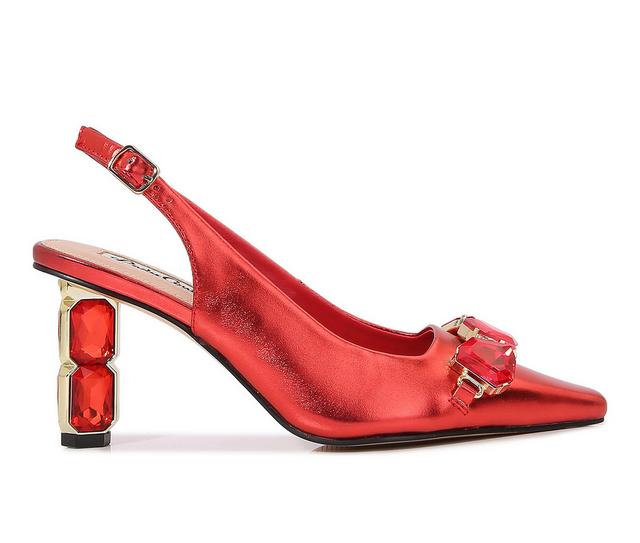 Lady Couture Glamour Pumps in Red color