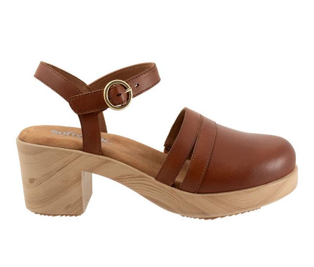 Women's Softwalk Fillmore Clogs in Luggage color