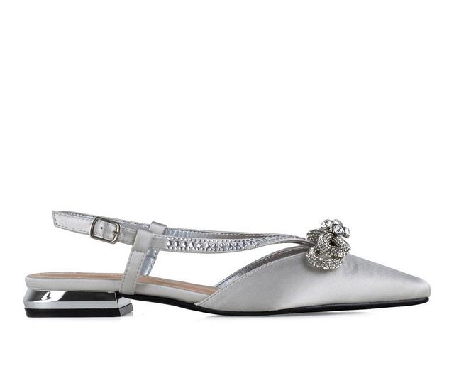 Women's Lady Couture Kendal Special Occasion Shoes in Silver color
