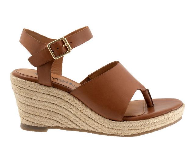 Women's Softwalk Hilo Wedges in Luggage color