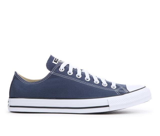 Adults' Converse Chuck Taylor All Star Canvas Oxford Sneakers in Navy color