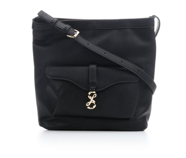 Sam & Libby Pearl Shoulder Handbag in Black color