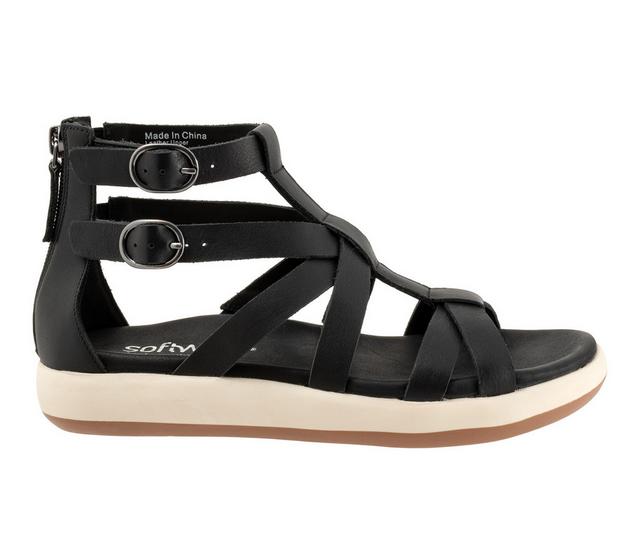 Women's Softwalk Jamaica Sandals in Black color