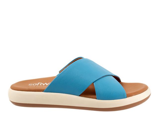 Women's Softwalk Jesi Sandals in Sky Blue color