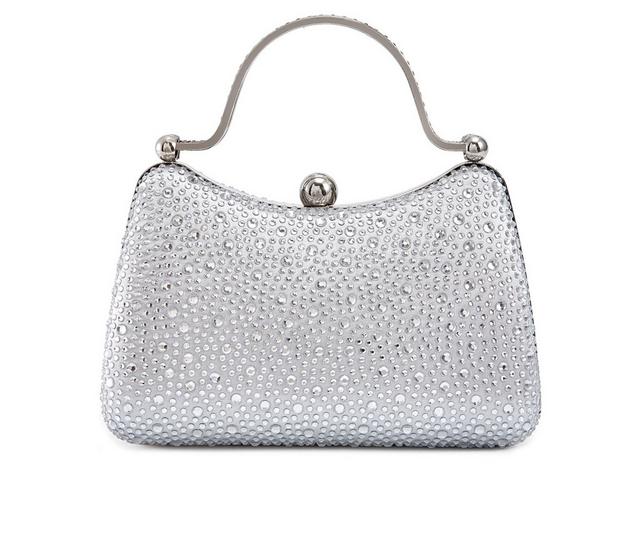 Lady Couture Aria Clutch Bags in SILVER color