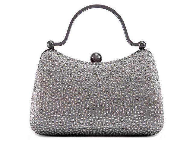 Lady Couture Aria Clutch Bags in Pewter color