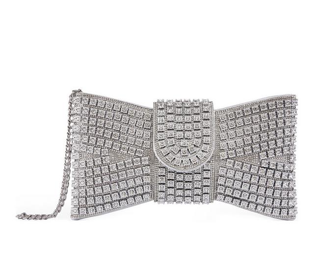 Lady Couture Ivy Evening Bags in Silver color