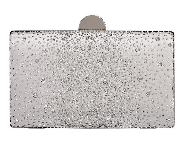 Lady Couture Mindy Clutch Bags in Silver color
