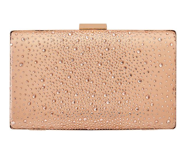 Lady Couture Mindy Clutch Bags in Champagne color