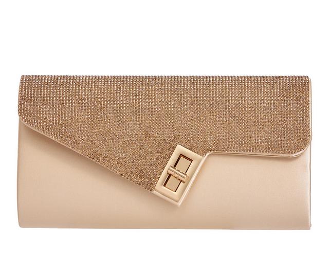 Lady Couture Vanessa Clutch Bags in Gold color