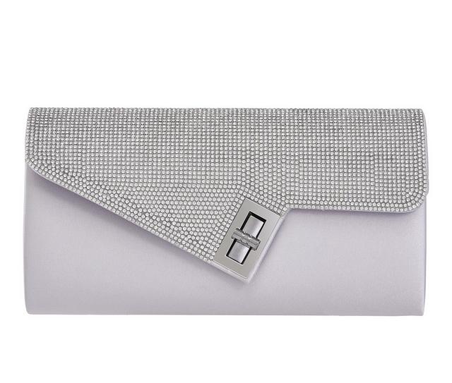 Lady Couture Vanessa Clutch Bags in Silver color