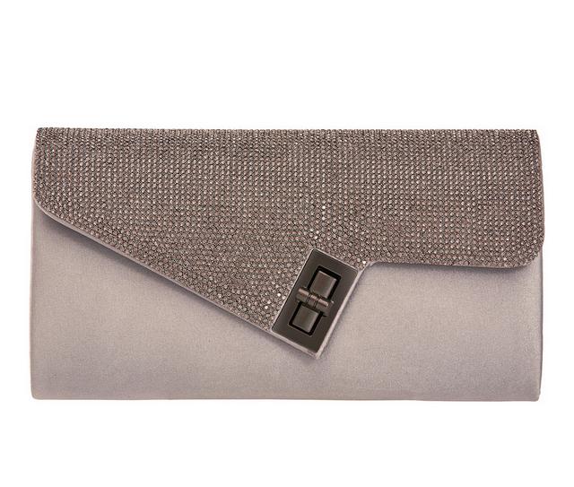 Lady Couture Vanessa Clutch Bags in Pewter color