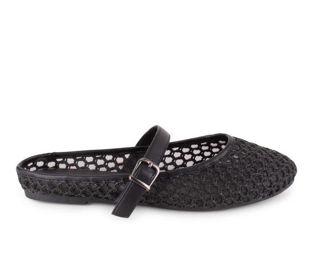 Women's Tahari Chatham Flats in Black color