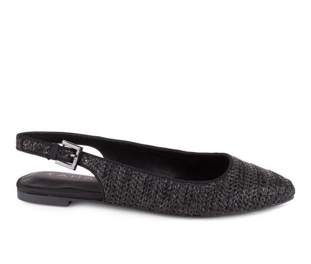 Women's Tahari Cordoba Flats in Black color