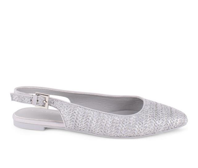 Women's Tahari Cordoba Flats in Grey color