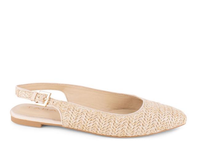 Women's Tahari Cordoba Flats in Natural color