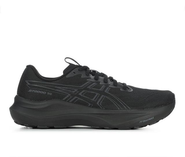Women's ASICS GT2000 14 Running Shoes in Black Mono color